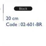 طاسة دش مدور أسود 30*30