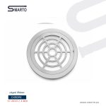 مصفاة مدور شبك زنك كروم 10*10