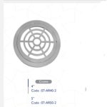مصفاة مدور شبك زنك كروم 10*10