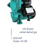 مضخة ماء مع ضاغط صامت 0.25 حصان