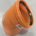 كوع بلاستك 4" 45 ألماني
